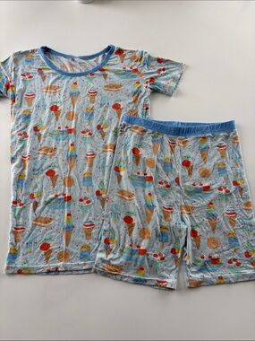 Little Sleepies Blueberry Ice Cream Social Pajama Set